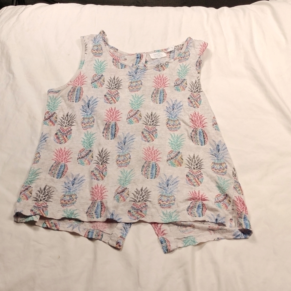 Sigrid Olsen 100% linen sleeveless top size medium